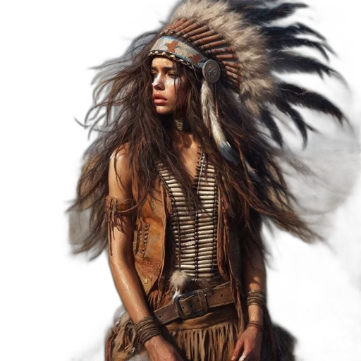 jewelry, staff, hat, hair transparent PNG cut-out