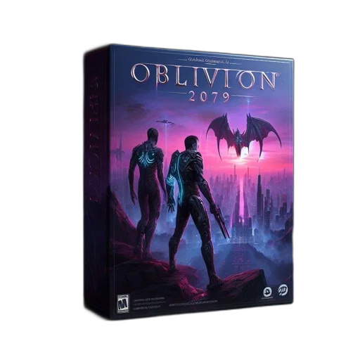 boxed, video, game, oblivion transparent PNG cut-out