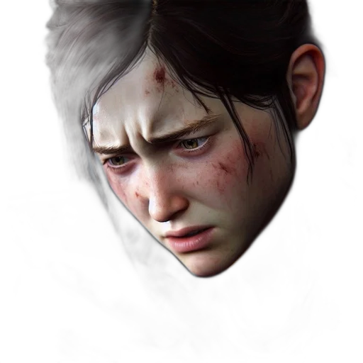 face, mask, creature, hair transparent PNG cut-out