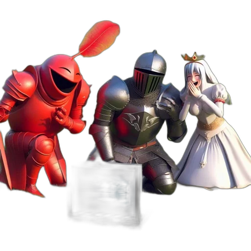 robot, crown, mask, concept art transparent PNG cut-out