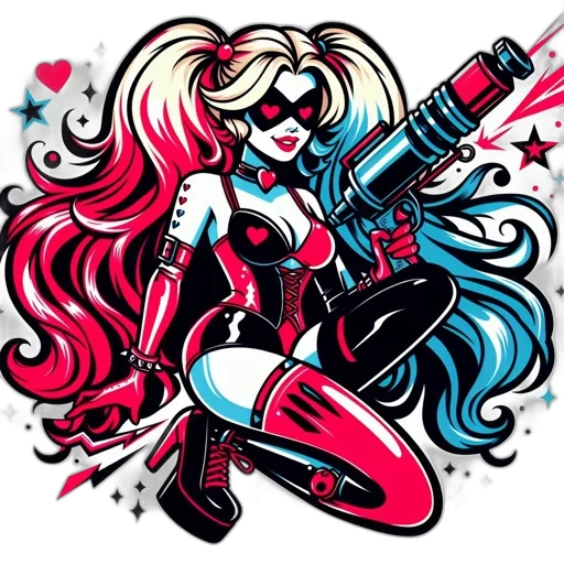 weapon, comic book art, cartoon, pixel art transparent PNG cut-out