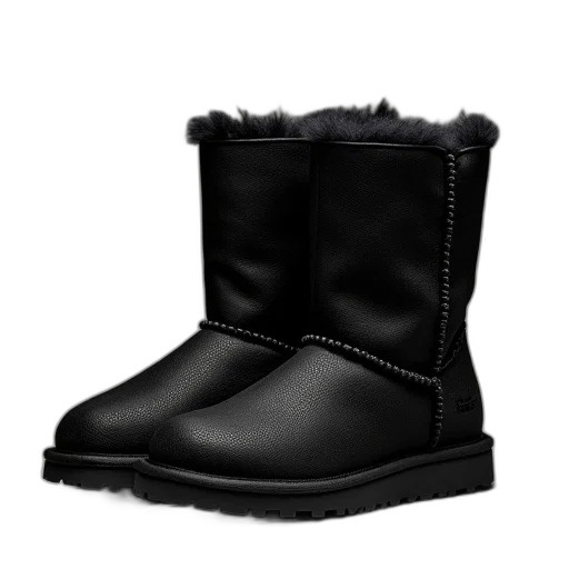 shoes, 3d render, photorealistic, ugg transparent PNG cut-out
