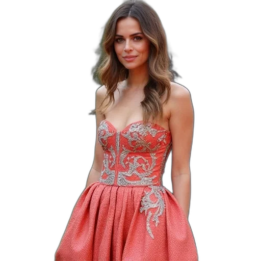 dress, photorealistic, cartoon, red transparent PNG cut-out