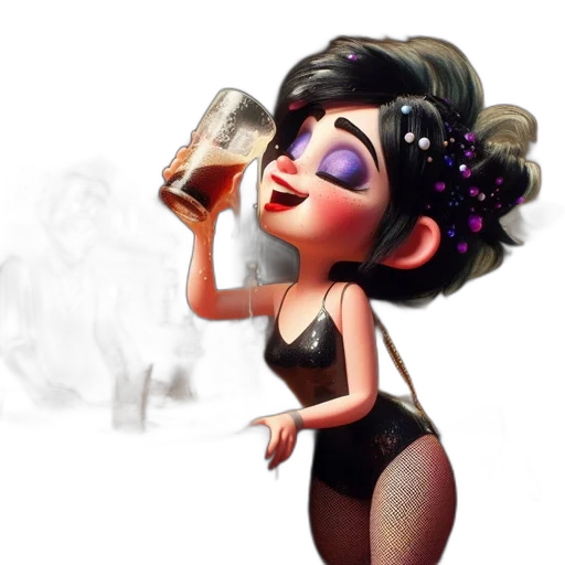 cartoon, concept art, fantasy art, 3d render transparent PNG cut-out