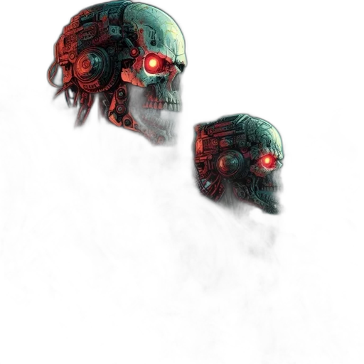 mask, robot, face, creature transparent PNG cut-out