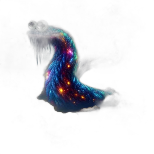 hair, dragon, dress, creature transparent PNG cut-out