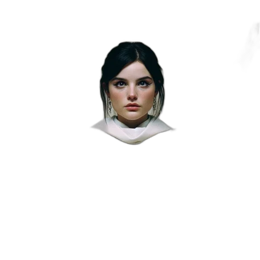 face, jewelry, staff, dress transparent PNG cut-out