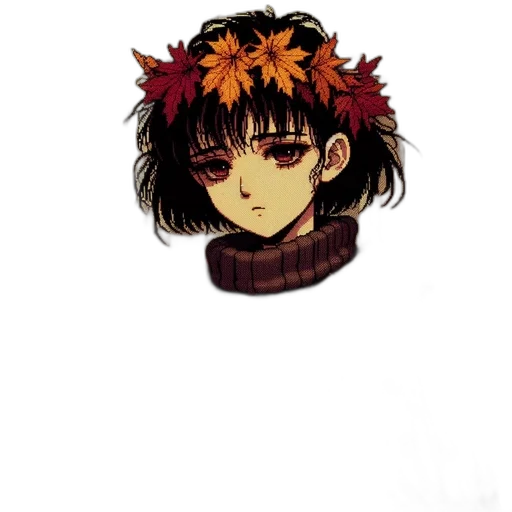 crown, flower, mask, face transparent PNG cut-out