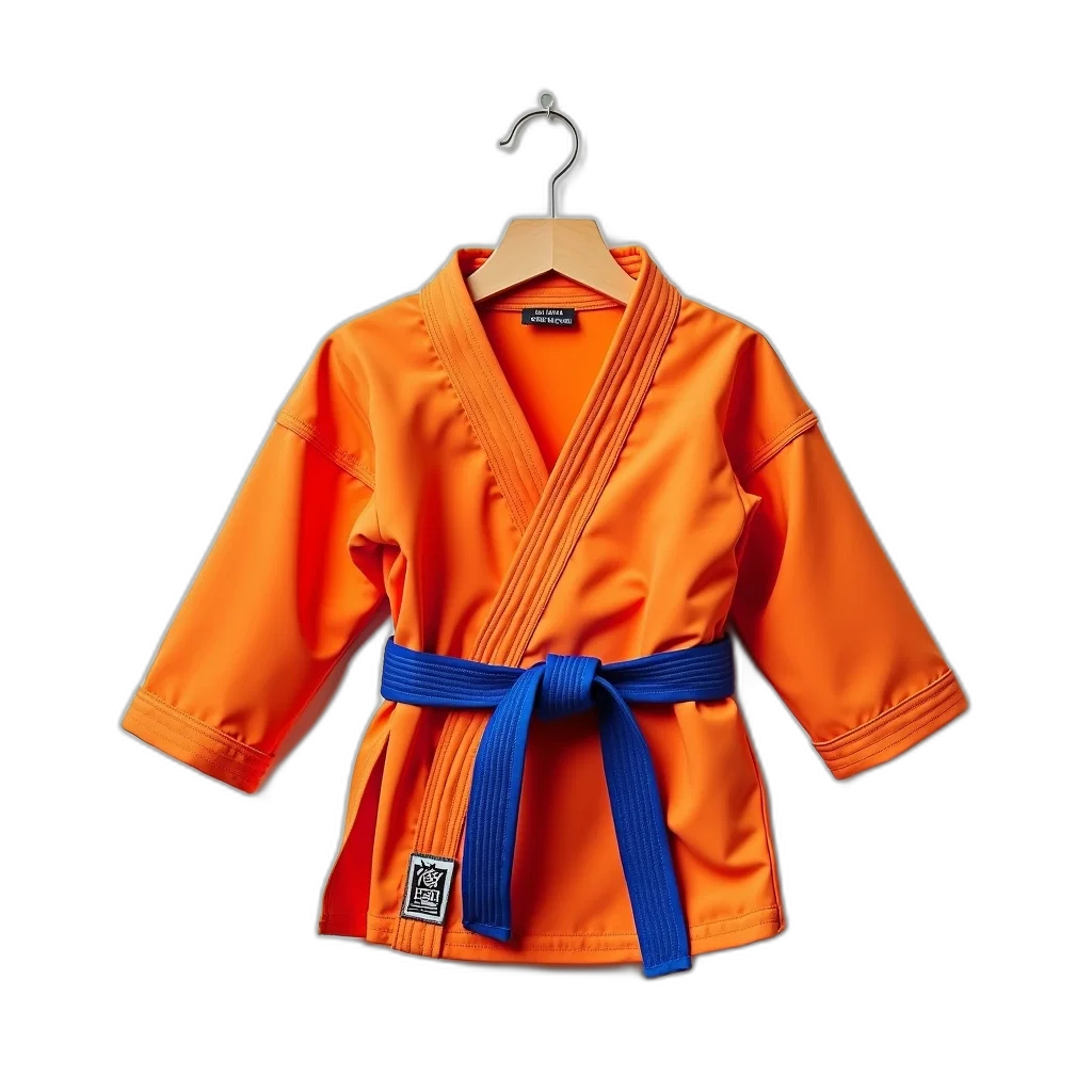 jacket, staff, dress, 3d render transparent PNG cut-out