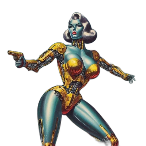 robot, jewelry, weapon, concept art transparent PNG cut-out