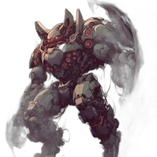 dragon, robot, weapon, creature transparent PNG cut-out