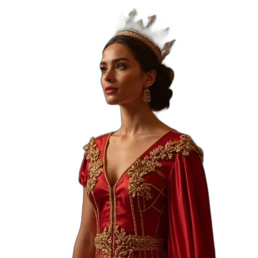 crown, dress, jewelry, concept art transparent PNG cut-out