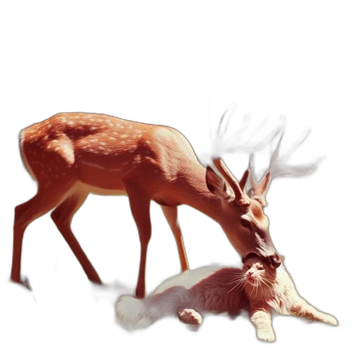 animal, creature, crown, staff transparent PNG cut-out