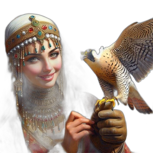 jewelry, fantasy art, photorealistic, oil painting transparent PNG cut-out