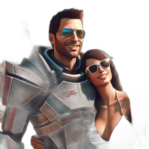 robot, jacket, concept art, cyberpunk transparent PNG cut-out