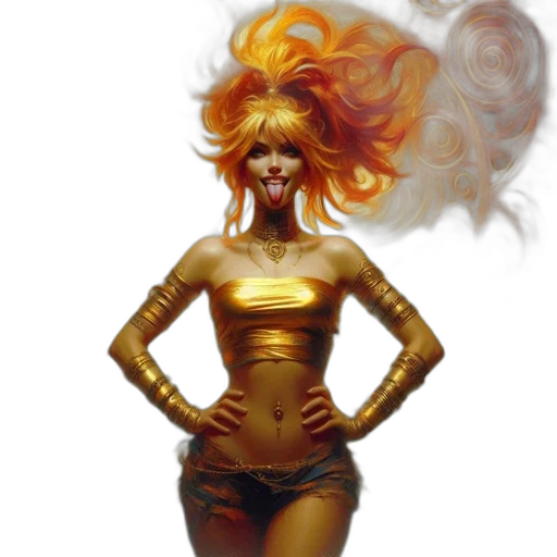concept art, fantasy art, comic book art, photorealistic transparent PNG cut-out