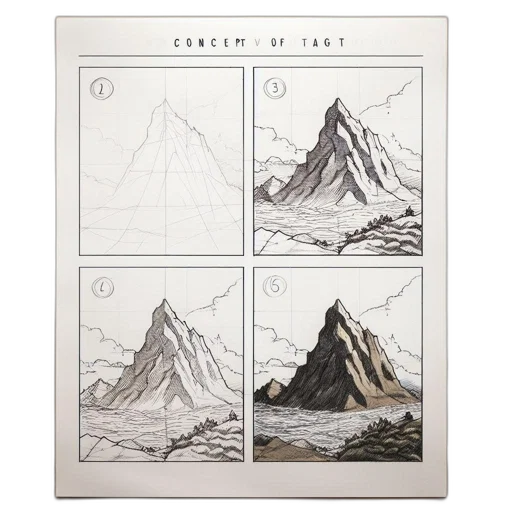 creature, concept art, earth tones, artistic transparent PNG cut-out