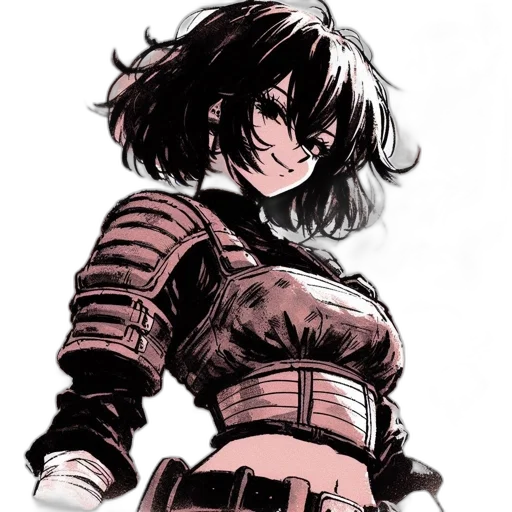 jacket, dress, weapon, sword transparent PNG cut-out