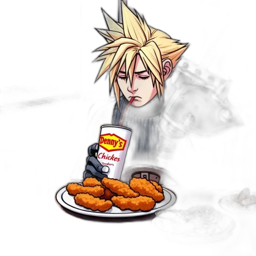 food, concept art, pixel art, anime transparent PNG cut-out