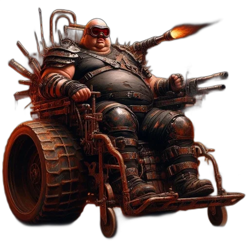 robot, weapon, car, concept art transparent PNG cut-out