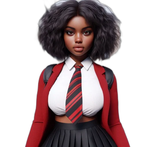dress, concept art, comic book art, 3d render transparent PNG cut-out