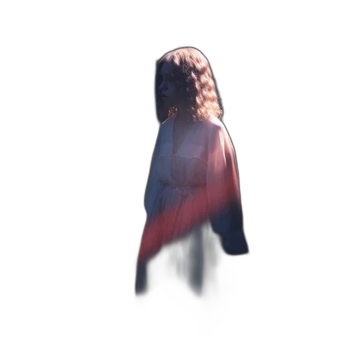 hair, dress, creature, mask transparent PNG cut-out