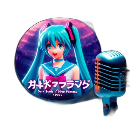 weapon, staff, umbrella, vaporwave transparent PNG cut-out
