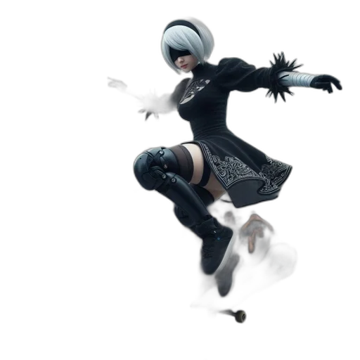 robot, mask, weapon, staff transparent PNG cut-out