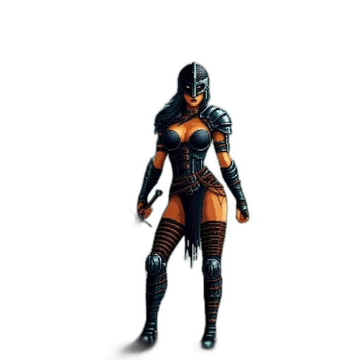 dress, robot, mask, concept art transparent PNG cut-out