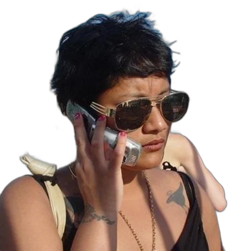 jewelry, cyberpunk, photorealistic, person transparent PNG cut-out