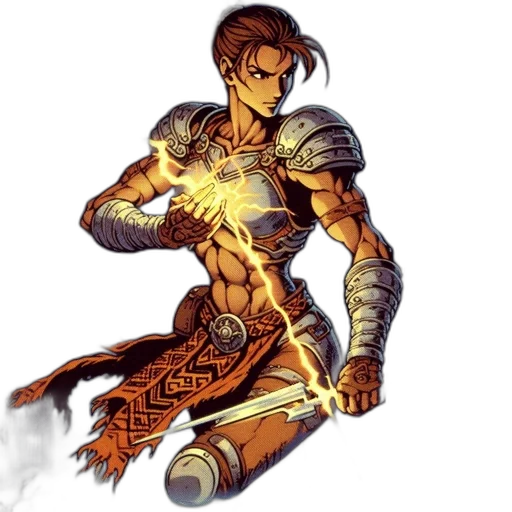 sword, staff, weapon, fantasy art transparent PNG cut-out