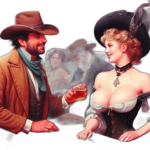 concept art, comic book art, oil painting, photorealistic transparent PNG cut-out