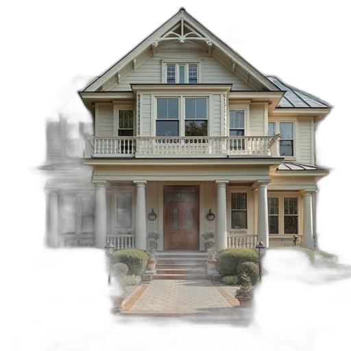 building, photorealistic, 3d render, concept art transparent PNG cut-out