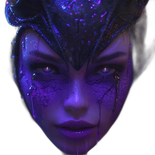 mask, face, crown, jewelry transparent PNG cut-out