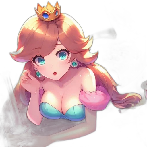 crown, dress, staff, weapon transparent PNG cut-out