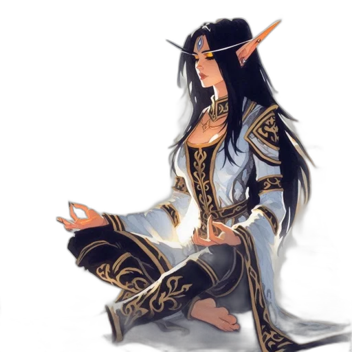 dragon, staff, sword, fantasy art transparent PNG cut-out