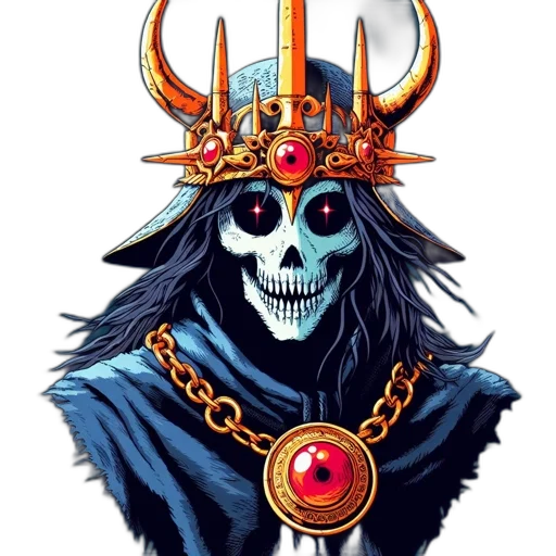 crown, mask, jewelry, staff transparent PNG cut-out
