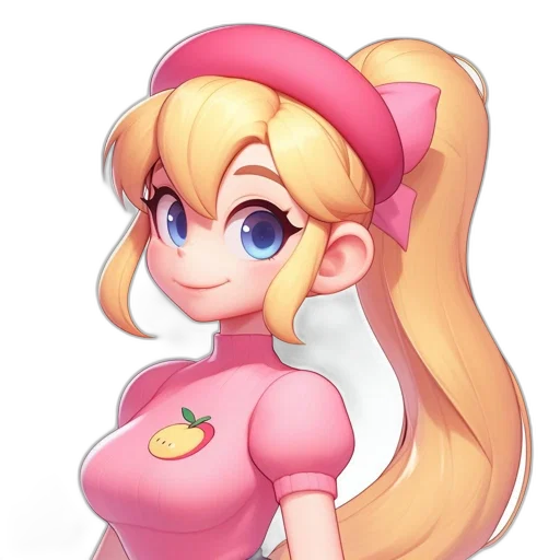 dress, staff, face, pixel art transparent PNG cut-out