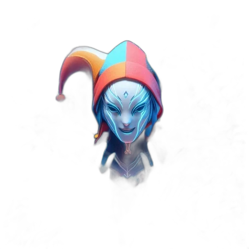 mask, face, creature, staff transparent PNG cut-out