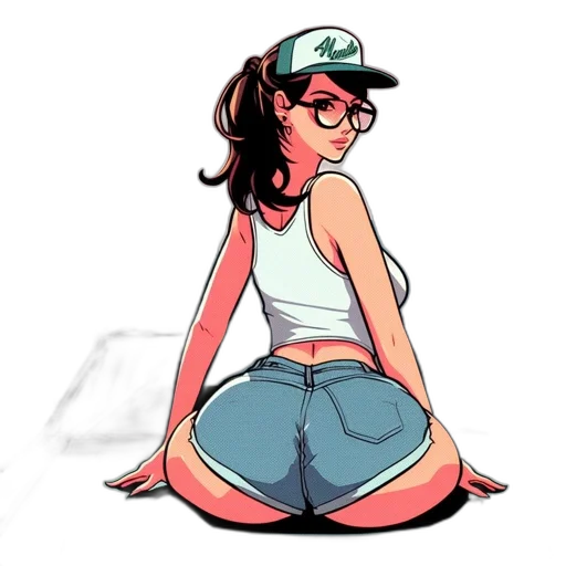 hat, dress, concept art, cartoon transparent PNG cut-out