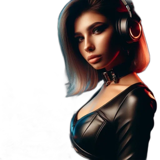 face, fantasy art, photorealistic, comic book art transparent PNG cut-out