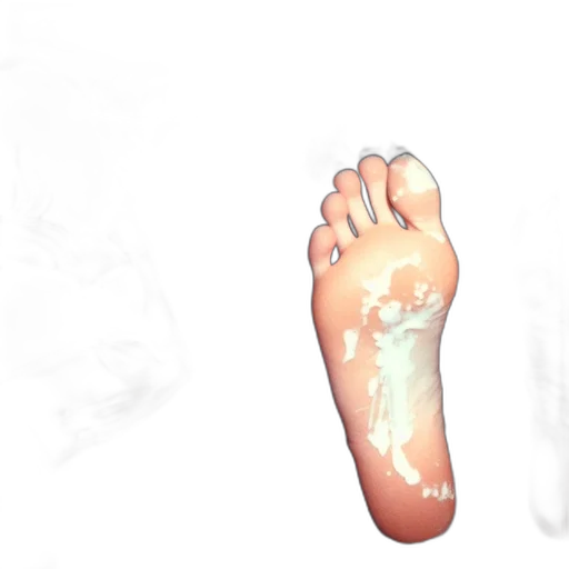 shoes, face, photorealistic, 3d render transparent PNG cut-out