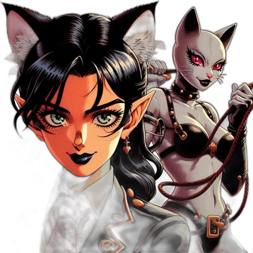 comic book art, concept art, fantasy art, cartoon transparent PNG cut-out