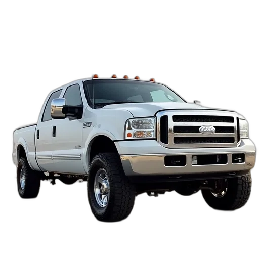 3d render, white, 2008, ford transparent PNG cut-out