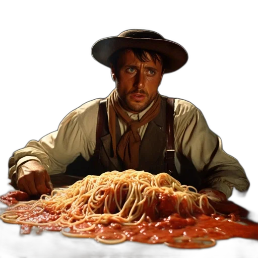 food, hat, hair, face transparent PNG cut-out
