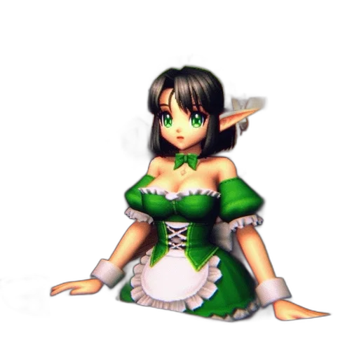dress, staff, dragon, fantasy art transparent PNG cut-out
