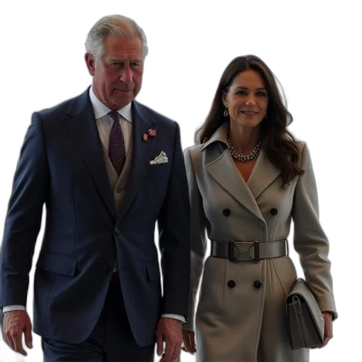 crown, jacket, dress, camilla transparent PNG cut-out
