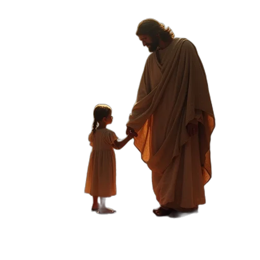 dress, concept art, jesus, children transparent PNG cut-out