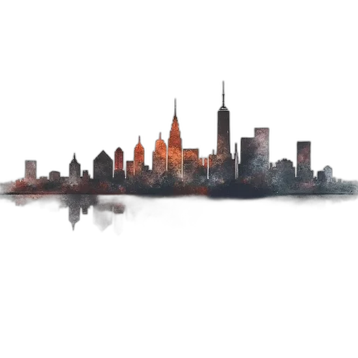 building, concept art, photorealistic, pixel art transparent PNG cut-out
