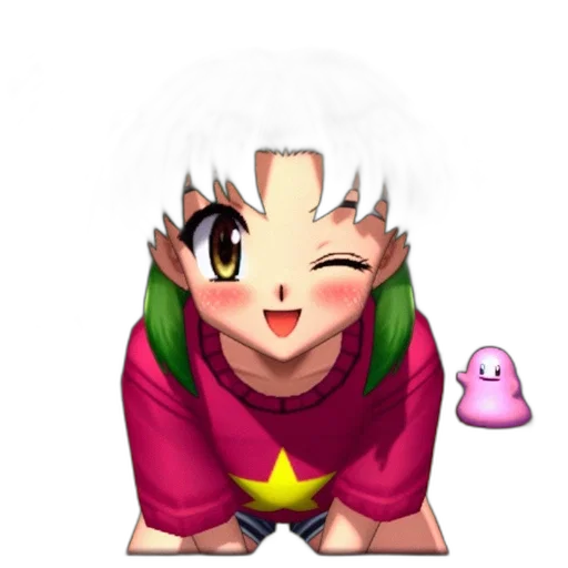 pixel art, anime, cartoon, fantasy art transparent PNG cut-out